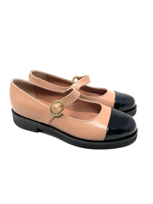 Ballerina bicolor donna con cinturino IL LACCIO | 5059NAPPATAUPE